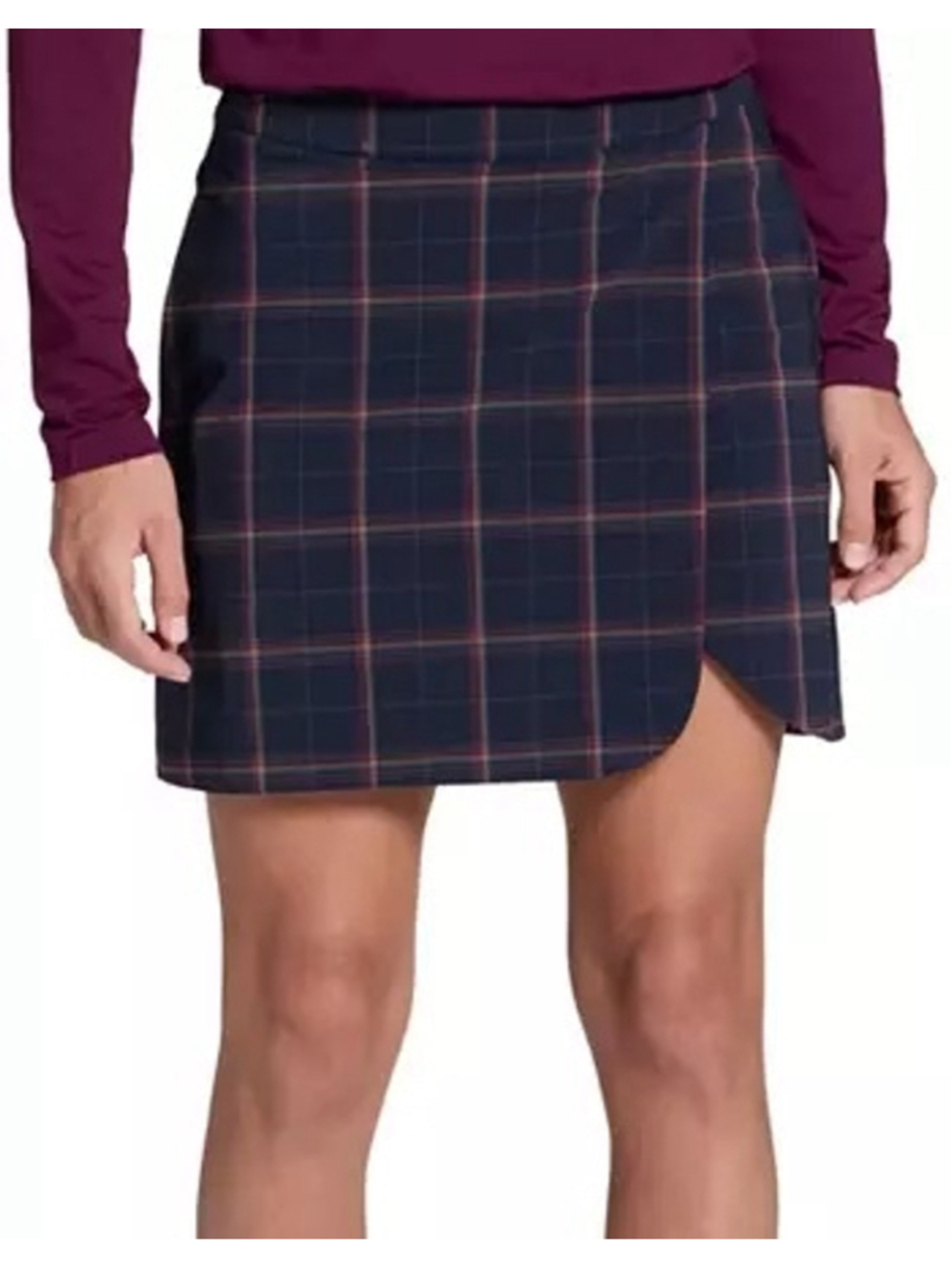 Women's Walter Hagen Skirt Size 2 Navy Plaid